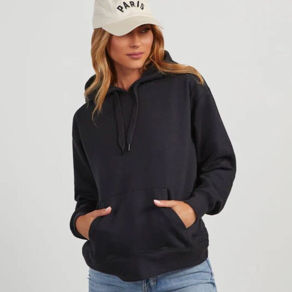 Vici Tops - VICI Forever Essential Cotton Blend Hoodie (NEW) BLACK - Size Large
